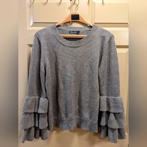 7th Avenue Design Studio New York & Co Silver Bell Sleeved Sweater - size XXL
